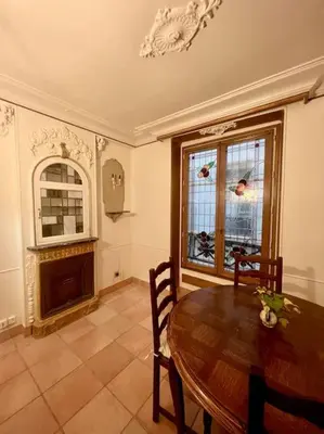 Plan de l'établissement Incroyable appartement parisien - Batignolles