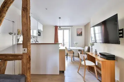 Cuisine ou kitchenette dans l'établissement 31.Studio 2Pers#Sèvres-Lecourbe#Necker