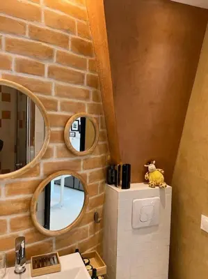 Salle de bains dans l'établissement Studio tout équipé à Nation Paris XI-Tout confort