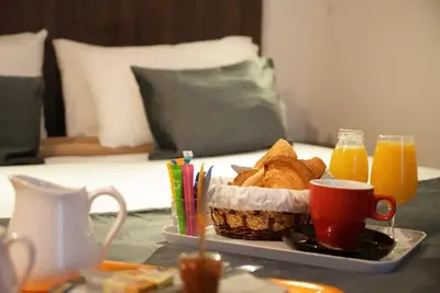 Nourriture dans l'hôtel ou à proximité