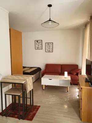 Coin salon dans l'établissement Paris flat
