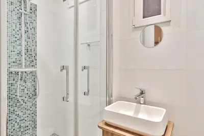 Salle de bains dans l'établissement Appartement Caulain - Welkeys