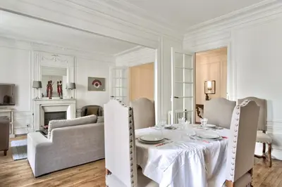 Coin salon dans l'établissement Appartement Caulain - Welkeys