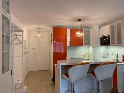 Cuisine ou kitchenette dans l'établissement Bel appartement de 65 m2 - bail mobilité