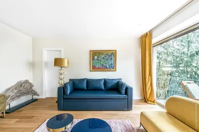 Coin salon dans l'établissement Boulogne Billancourt - Schuman 1bdr