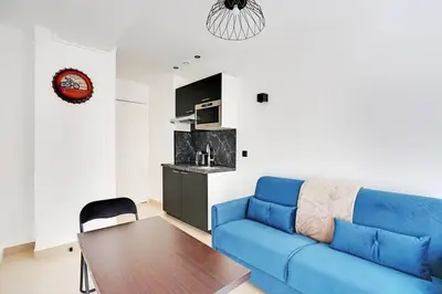 Cuisine ou kitchenette dans l'établissement Magnifique 4 personnes Paris 18ème