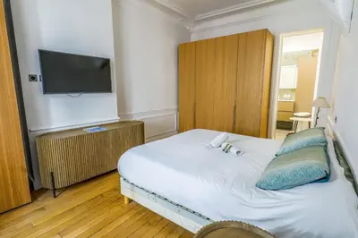 Un ou plusieurs lits dans un hébergement de l'établissement Appartement du Pilot - Welkeys