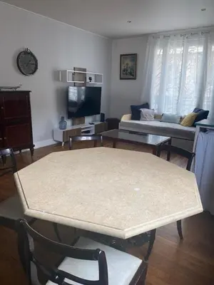 Télévision ou salle de divertissement dans l'établissement appartement a 15 minute de centre de paris