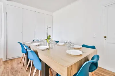 Plan de l'établissement Appartement Quartier Le Marais 1 Free Netflix