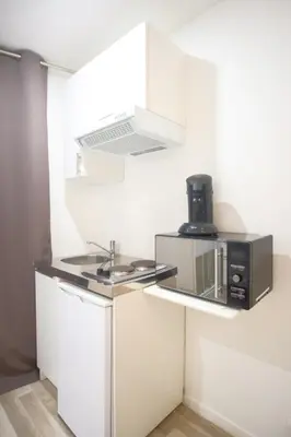 Cuisine ou kitchenette dans l'établissement Studio cosy au calme Paris 15ᵉ