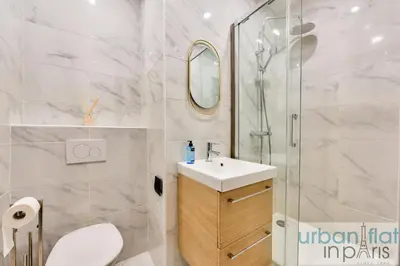 Salle de bains dans l'établissement 159 - Urban Beautiful brand new flat in Paris