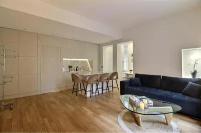Coin salon dans l'établissement APPARTEMENT PARIS - LOUVRE & RIVOLI