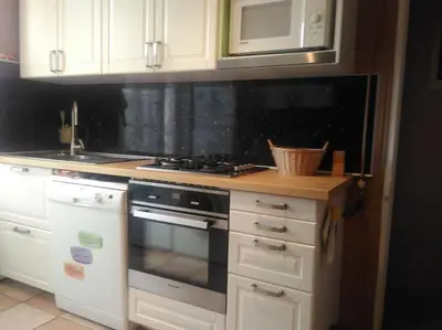 Cuisine ou kitchenette dans l'établissement PARIS centre 30m2- cuisine-Métro Glacière