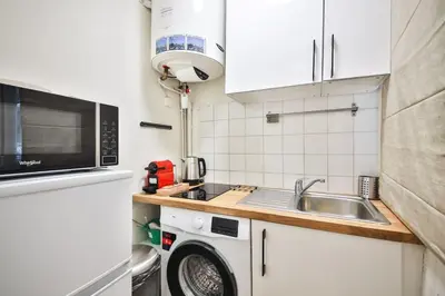 Cuisine ou kitchenette dans l'établissement 0#Appart 2pers#Jardin Luxembourg#NECKER
