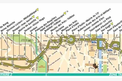 Plan de l'établissement Arcueil 2P Moderne Proche RER B