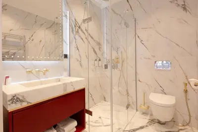 Salle de bains dans l'établissement Mode Paris Aparthotel