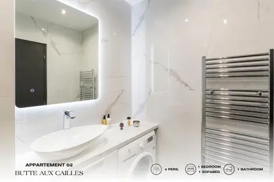 Salle de bains dans l'établissement Beauquartier - Butte aux Cailles I