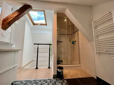 Salle de bains dans l'établissement Perle Rare - Cosy Duplex proche canal St.Martin