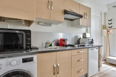 Plan de l'établissement Appartement Quartier Hotel de Ville Free Netflix