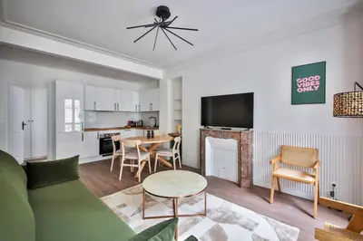 Cuisine ou kitchenette dans l'établissement 3G#Appart 6Pers#2 Chambres#Commerce#Paris 15#AC