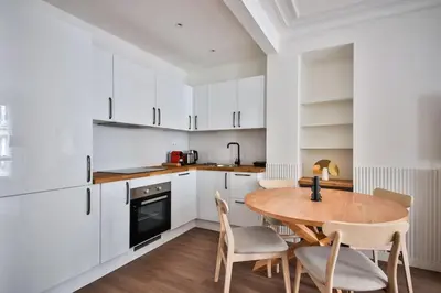 Cuisine ou kitchenette dans l'établissement 3G#Appart 6Pers#2 Chambres#Commerce#Paris 15#AC