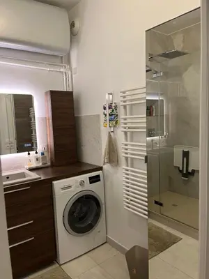 Salle de bains dans l'établissement Terrasse Zen - Confort Nature & Accessibilité - 4 personnes - Parking gratuit - 20 min de Paris