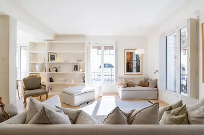 Coin salon dans l'établissement Veeve - Alabaster Bright