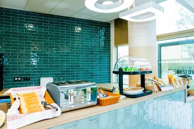 Cuisine ou kitchenette dans l'établissement Ecla Paris Villejuif