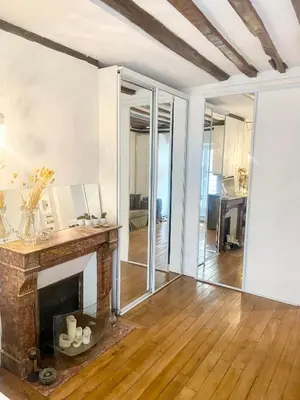 Cuisine ou kitchenette dans l'établissement Electra mini-studio