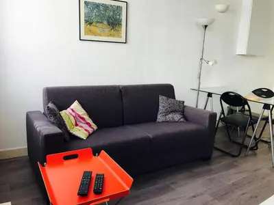 Coin salon dans l'établissement Studio Oberkampf