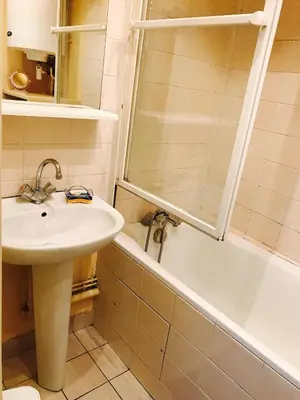 Salle de bains dans l'établissement Studio Oberkampf