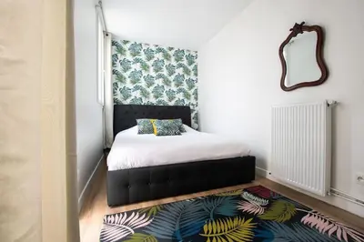 Un ou plusieurs lits dans un hébergement de l'établissement HSH Traversière-Boulogne-Billancourt I Appartement 4P