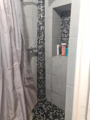 Salle de bains dans l'établissement Au pied du Sacré Cœur
