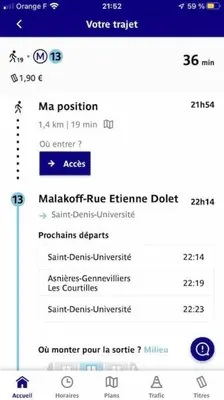 Plan de l'établissement maison avec 5 chambres et jardin à Malakoff
