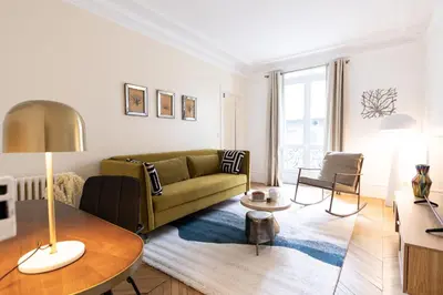 Coin salon dans l'établissement Sweett - Maison Wagram