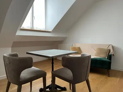 Coin salon dans l'établissement Paris - Notre Dame - Panthéon - Luxembourg - 30 m2