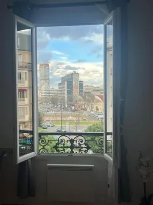 Vue générale sur Le Kremlin-Bicêtre ou vue de la ville depuis l'appartement