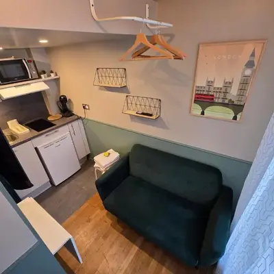 2G- Studio tout équipé avec cuisine proche Paris