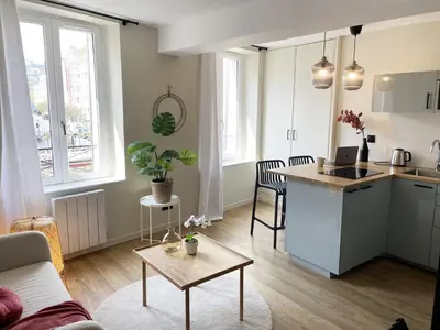 Cuisine ou kitchenette dans l'établissement escapade aux portes de Paris