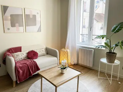 Coin salon dans l'établissement escapade aux portes de Paris