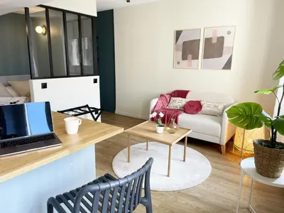 Cuisine ou kitchenette dans l'établissement escapade aux portes de Paris