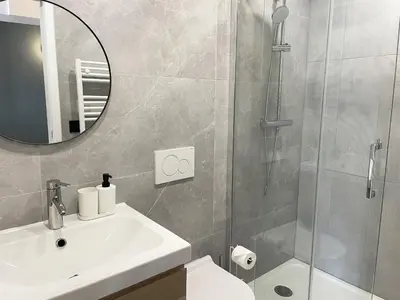 Salle de bains dans l'établissement escapade aux portes de Paris