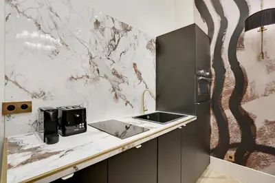Cuisine ou kitchenette dans l'établissement Pick A Flat's Apartment in Saint Germain des Près - Rue du Cherche Midi