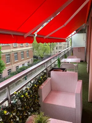 Balcon ou terrasse dans l'établissement Paris 42m Studio plus terrace
