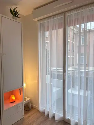 Un ou plusieurs lits dans un hébergement de l'établissement Paris 42m Studio plus terrace
