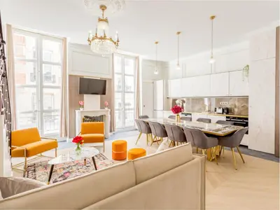Cuisine ou kitchenette dans l'établissement Merveil - Luxury Suite - Louvre - Therese