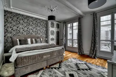 Un ou plusieurs lits dans un hébergement de l'établissement [65m2]Luxury 2 bdr - Eiffel Tower