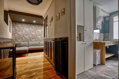Coin salon dans l'établissement [65m2]Luxury 2 bdr - Eiffel Tower