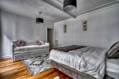 Un ou plusieurs lits dans un hébergement de l'établissement [65m2]Luxury 2 bdr - Eiffel Tower
