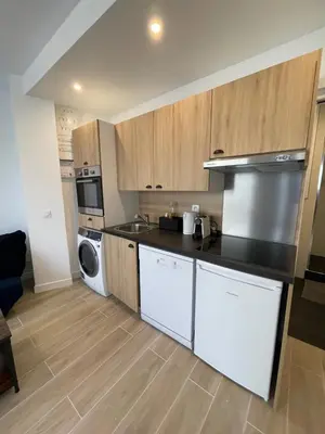 Cuisine ou kitchenette dans l'établissement Paris Maurice Nordmann superbe 2 pièces